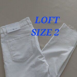 New with tags LOFT Jeans Size 2